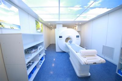 China Large Hospital RF Shielding MRI Shielding Project With Inward Right Door for sale