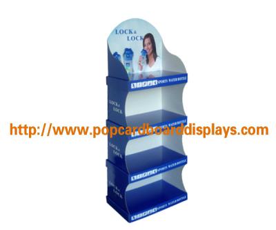 China Secret Deodorant Cardboard Floor Displays , Point Of Sale Paper Floor Display Stand for sale