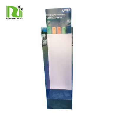 China custom POP cardboard+ MDF neckerchief display stand with metal hooks ,handkerchief display stands for sale