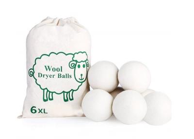 China 6 Packs Handmade Felted Wool Dryer Balls For Laundry Dryer Machine for sale