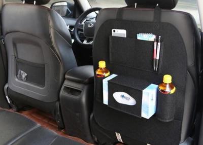 China Custom Size Car Back Seat Storage Bag , Felt Car Seat Hanging Storage for sale