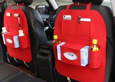 China Large 54*40cm Car Seat Back Felt Storage Boxes Easy Installation And Removing for sale