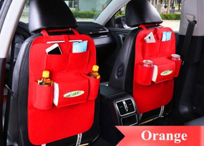 China Multi Color Car Seat Back Storage Bag Using Eco Friendly Felt Material for sale