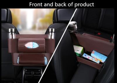 China 41*27 Cm Car Multi Pocket Storage Organizer With Screen Printing / Embossed Logo for sale