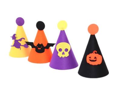 China EN 71 Standard Felt Holiday Decorations Halloween DIY Hat For Children for sale