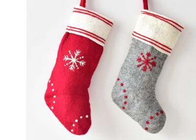 China As decorações do Xmas de feltro de Eco, 50*25cm personalizaram meias do Natal à venda