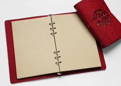 China Customized Size Felt Handicraft 3.5 X 5.5'' Notebook Soft Touching Protect Inner Layer for sale