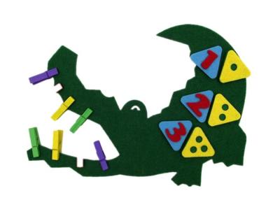 China Material tecido educacional de feltro dos brinquedos das crianças de ensino do jardim de infância não - à venda