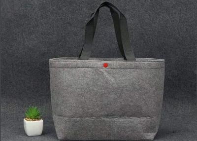 China 30*30 Cm Felt Bag Organizer , Handmade Felt Bags With Textured Knitted Surface for sale