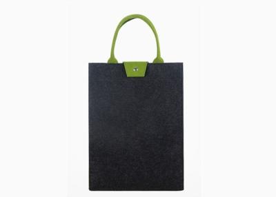 China Dark Grey Felt Laptop Bag With Custom Silk - Screen Print / Laser Logo for sale
