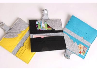 China Multiple Color Felt Fabric Bags 10*19 Cm Customized Pattern And Logo for sale