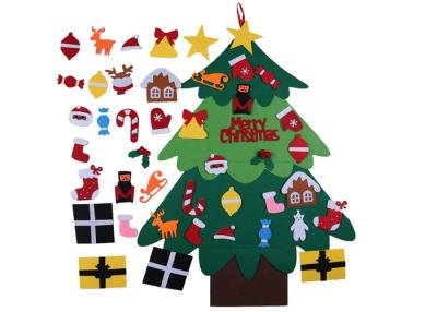China DIY Christmas Tree Kids Xmas Gifts EN71 Felt Christmas Decorations for sale