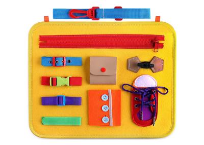 China Basic Skills Board Montessori Felt Educational Toys en venta