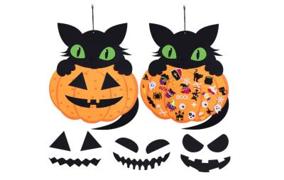 China 2.65ft Felt Halloween Ornaments Home Decoration With 48pcs for sale
