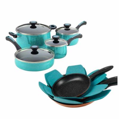 China Cyan Felt Pan Separators Protectors For Stacking Cookware for sale