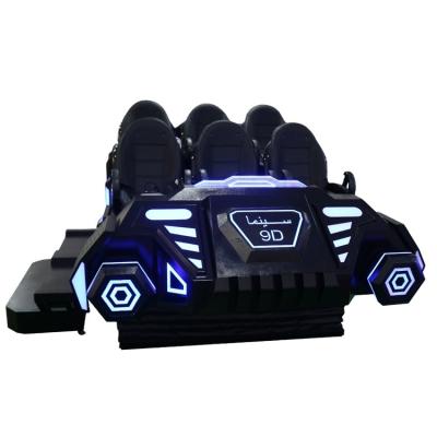 China Metal+acrylic Coin Operated High Profit Game Machine VR Simulator 9D Cinema Virtual Reality Equipment for sale