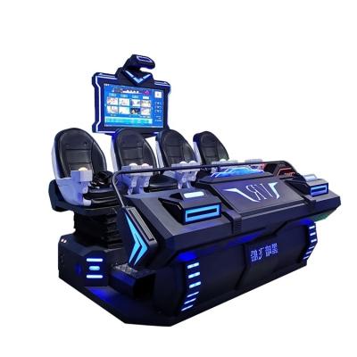 China Amusement Room/VR Game Center Made in China Order Professional Virtual Reality 9D VR 4 Seat Immersive Cinema Dynamic Sports Chair en venta