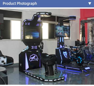 China Metal Simulator VR Horse Riding Arcade Game Machine For 9D Horse Riding Game for sale