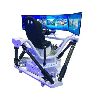 China Driving Car Games Earn Money Virtual Reality 9D VR Simulator Racing Driving Simulator VR Arcade Game Machine for sale