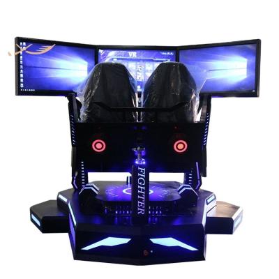 China Amusement Park VR Simulator 9d Video Games 2 Seats vr Racing Car Game Virtual Amusement Room/VR Game Center For Fast And Furious for sale