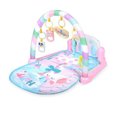 China Eco-freindly Baby Music Play Gym Mat Blanket Baby Pedal Piano Fitness Frame Crawling Support for Kids Newborn Gift for sale