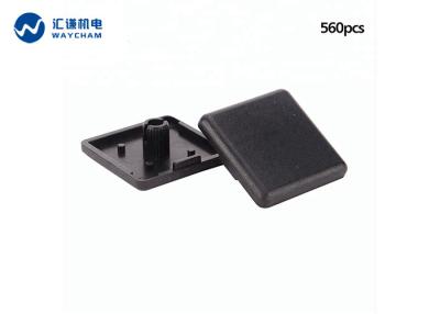 China Os ABS dos acessórios do entalhe do preto 30MM*30MM T esquadram o tampão de extremidade plástico à venda
