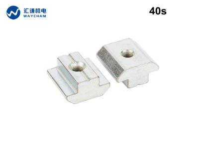 China Zinc Plated Steel 4040 Series T Slot Accessories M3 T Slot Sliding Nut for sale
