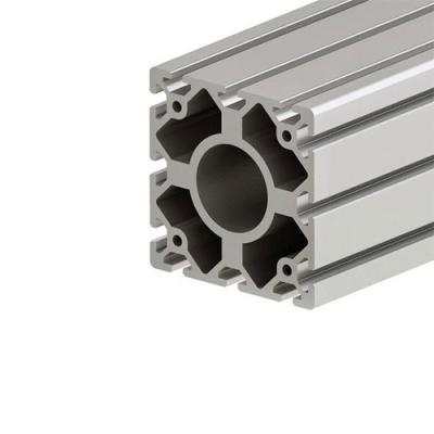 China 120 series 8.2m m ranuraron los perfiles de aluminio de la protuberancia para el estante de Warehouse en venta