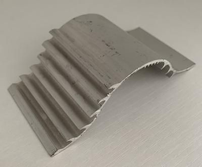 China Arch Bridge Shape CNC Machining Components 6063-T5 Multiple Grooves for sale