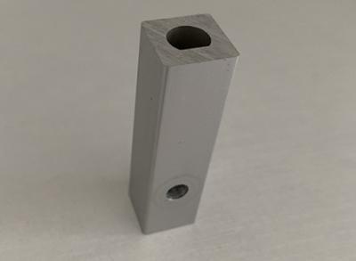 China Square Column With Oval Hole CNC Machining Components Source Material for sale