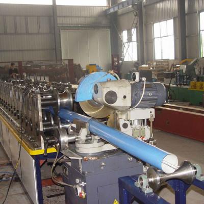China 410 mm Rain Gutter Making Machine High Efficiency Gutter Roll Forming Machine for sale