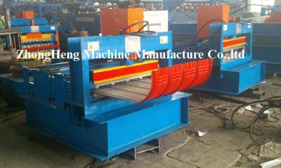 China 4 + 4kw Vertical Curving Hydraulic Metal Crimping Machine For Roofing Panels for sale