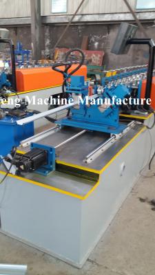 China Stud & Track Light Keel Roll Forming Machine With Double - Head Decoiler for sale