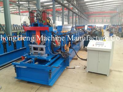 China Hydraulic Steel Roll Forming Machine C Purlin GCr15 Roller Frequency Control for sale