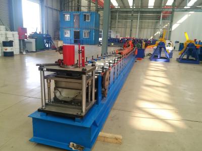 China Tube Roll Former Downpipe Roll Forming Machine With Double Head Decoiler for sale