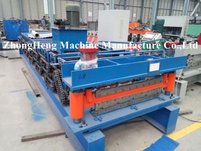 China 101 R Model Roofing Sheet Roll Forming Machine With 15 Stations Forming Rollers for sale
