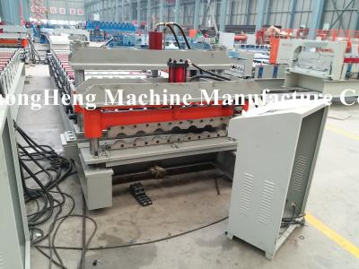 China 16 Stations Glazed Tile Roll Forming Machine For 0.2mm Aluminum Zinc Material for sale