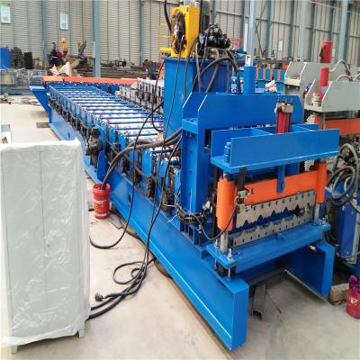 China Auto Control Control System Metal Roof Tile Glazed Tile Roll Forming Machine 2-3 M/Min for sale