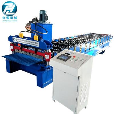 中国 三菱PLCが付いている機械を形作る30m/Min鋼板の波形を付けられたロール 販売のため