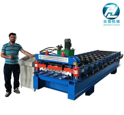 China Automatic Aluminum Cold Roll Forming Machine 4KW 10 Meters/Min for sale