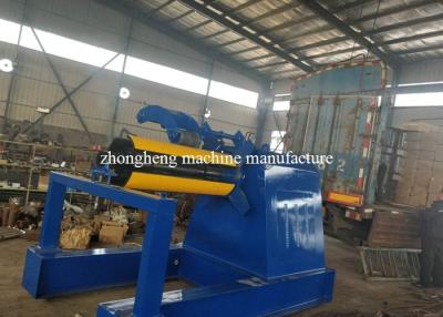 China PPGI / GI / PPGL Hydraulic Decoiler For Color Steel Roof Sheet Roll Forming Machine for sale