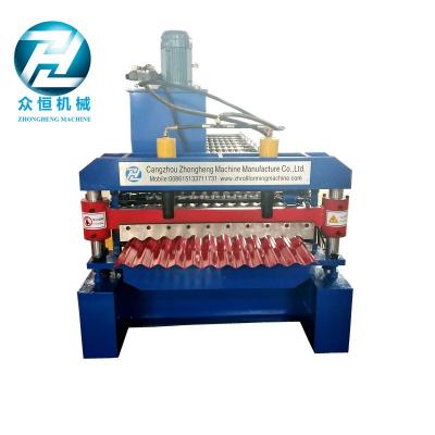 China Easy Operate Corrugated Roll Forming Machine / Corrugated Roofing Sheet Making Machine for sale