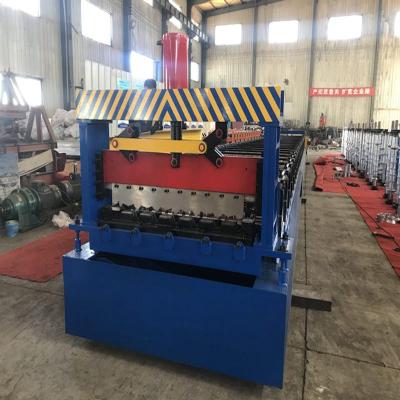 China High Effective Construction Metal Floor Deck Roll Forming Machine For 1.5mm for sale