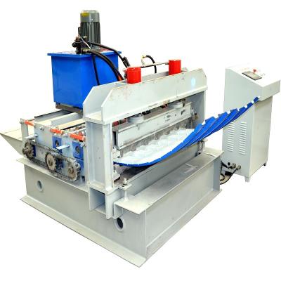 China Double - Deck Hydraulic Curving Crimping Equipment For Metal PPGI Roof Panel 1mm for sale