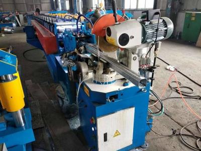 China Gear Box Drive Round Water Pipe Forming Machine Locked Metal Gutter Making Machine for sale