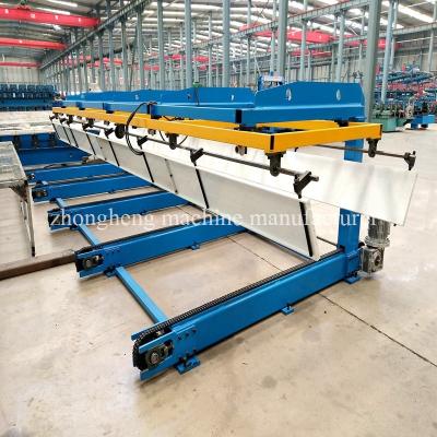 China 6 Meters Standard Automatic Stacker For Metal Panels With The Rail And Track for sale