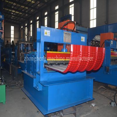 China Hydraulic Roofing Sheet Metal Crimping Machine / Roofing Curving Machine for sale