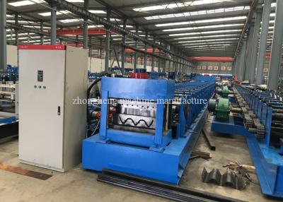 China Safety Crash Barrier Roll Forming Equipment With Two 18.5kw Motor Control for sale