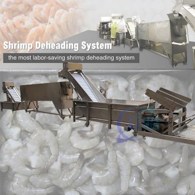 China Industrial Shrimp Deheading Machine SUS316 Durable For Head Cutting for sale