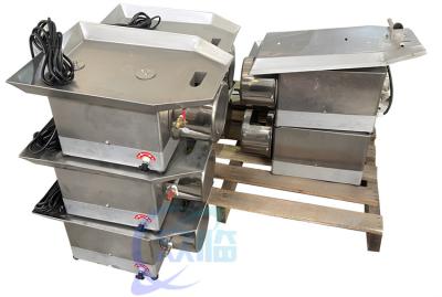 China 40-60pcs/Min Shrimp Cutting Machine Practical For Back Opening for sale